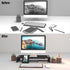 OImaster Foldable Computer Monitor Stand Riser, Adjustable Length with Storage Drawer & Pen Slot, Black
