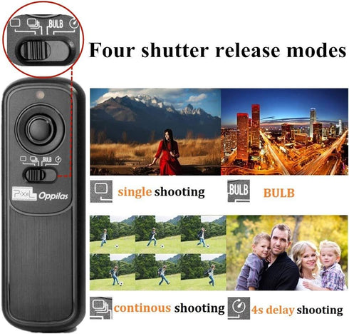 Pixel 2.4G Wireless Remote Control DC2 Shutter Release for Nikon MC-DC2 Z7 Z6 D5600 D3300 D5000 Cameras