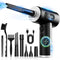 FRESMOL Compressed Air Duster-3 Gear Adjustable 100000RPM Electric Air Duster with LED Light,