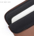 Comfyable Slim Protective Laptop Sleeve, Compatible with 13/13.3/14 Inch MacBook Air & Pro, Brown PU Leather Cover