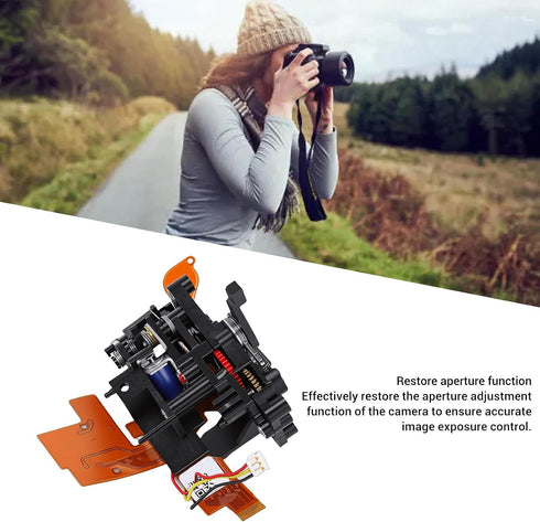 D7000 D7000 Yunseity Aperture Assy, Replacement for Camera ABS Aperture Control Assembly Repair Part, with Easy