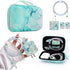 CameCosy DIY Phone Charger Cover Storage Sets, USB Earphone Wire Saver Cable Organizer with Travel Storage Bag, Soft