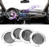 4pcs 2inch Car Speaker Grill Covers, Protective Decorative Audio Speaker Mesh Grille with ABS Plastic Frame