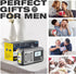 SIYEGK 5000mAh Emergency Weather Radio with Solar Hand Crank, Men Dad Husband Cool Gadgets, NOAA AM FM Portable Battery