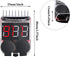 10 Pieces 2-in-1 Lipo Battery Voltage Tester Low Voltage Buzzer Alarm for 1-8s Battery Capacity Monitor