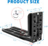 Bestoct 1/4" 3/8" DSLR Camera L Bracket with & Screw Hole, Vertical Horizontal Switching Tripod Mount Quick Release