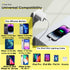 Fast Charger iPhone 3Pack 6FT Cable, USB C to Lightning Adapter for iPhone 14 Pro Max/14 Plus/13/12 Mini/11/XS/SE