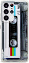 FAteam Case for Galaxy S21 Ultra 5G, Shockproof Scratchproof TPU Soft Bumper Retro Cassette Tape Case