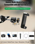 MQHXUY Overhead Camera Mount for Desk, Heavy Duty Adjustable Arm Stand for Phone Webcam DSLR Ring Light
