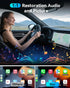 Burnt Sugar 2026 10+ 2016+ Wireless Carplay Adapter for iPhone Upgraded, Ultra-Mini USB Design for Apple Car Play