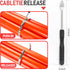 Stainless Steel Cable Tie Gun Set with 150PCS Ties, Special Tool for Fastening and Cutting Metal Cable Ties