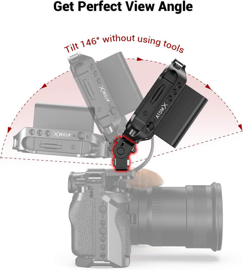 SMALLRIG Monitor Mount - EVF Holder Support with Locating Pins for ARRI Standard - 2174