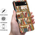 HONGZAOQIYE 7 Compatible with Google Pixel Pro Case, Funny Cute Cat Bookshelf Cartoon Slim Fit Soft TPU Shockproof