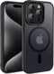 CACOE iPhone 15 Pro Max Magnetic Case 2023, 6.7", Shockproof, Anti-Fingerprint, MagSafe & Car Mount Compatible, Black.