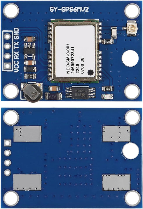 Coliao 6pcs GY-NEO6MV2 NEO-6M 3V-5V 2.5 GPS Flight Controller Module with Super Strong Ceramic Antenna for EEPROM APM