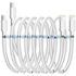 AICase Magnetic USB C to Lightning iPhone Cable, 6.5FT (2Pack) Super Organized Charging Nano Data Cable Compatible with