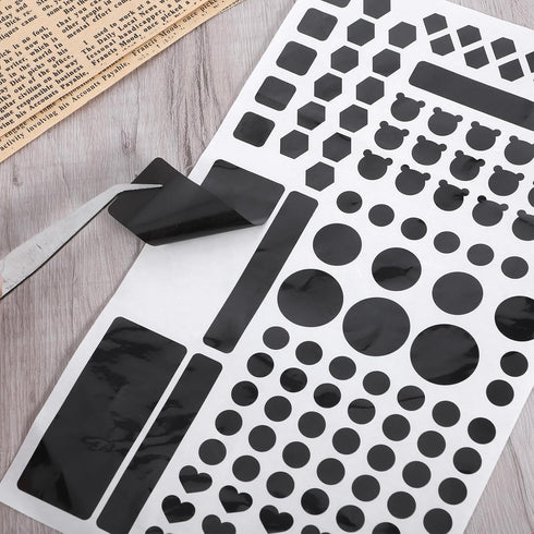 Fyntave Dimming 2 Dimming 100% (1 1 LED Light Blocking Stickers, Blackout Stickers for Electronic Light Sheets LED