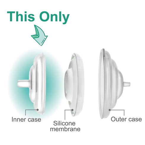 Maymom Short Stem Inner Case Replacement, Compatible with Spectra Backflow Protector, 2pc