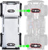 TRX4 4Pcs 55-85mm 1/10 SCX10 TRX4 TRX6 SCX10 90046 D90 86100 TRX4 Body mounts Adjustable Magnetic Body Post Mount Car