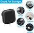 PATIKIL 2.95x2.95 Electronic Organizer Case, 2 Pcs EVA Hard Waterproof Square Travel Carrying Case with Zipper for