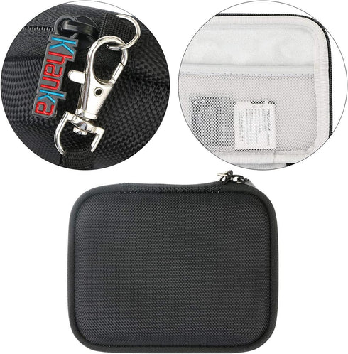khanka Hard Travel Case Replacement for Canon PowerShot ELPH 180/190/360 Digital Camera in Black