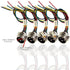 Lsgoodcare 10Pcs GX16-4pin Male Aviation Connector with 20Awg Cable & 16MM 4Din Female Plug
