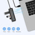EASTBULL 4GB 5 Pack USB2.0 FAT32 4 5 Pack 1 Small Flash Drives Mini USB Drive with a USB-C Adapter, Mini Thumb Drive GB
