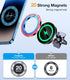 Coolpow Charger15W 17 16 15 14 13 for MagSafe Car Mount Top ChargerMagnetic Wireless Car Charger for iPhone Magsafe Car