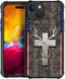 DJSOK Shockproof Case for iPhone 15 Plus, American Flag Antlers Design with Soft TPU Bumper and Hard PC Back