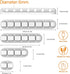Cord Organizer Cable Management for Desk, 5 Packs White Clips and Self-Adhesive Holder