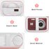 Canboc Hard Case for Kodak PIXPRO Friendly Zoom FZ55/FZ53/FZ45 16MP Digital Camera, Rose Gold with Mesh Pocket for SD