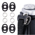 2 Pairs Camera Strap Eyelet Split O Ring & Leather Cover for Leica Q3 A6700 A6600 A6500 A6400 A6300 A6100 A6000 A7RIV