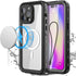 AICase Waterproof iPhone 14 Pro Case, MagSafe Compatible, Shockproof Full Body Clear with Screen Protector