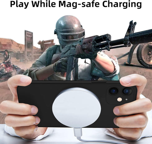 WIFORT Magnetic Waterproof Case for iPhone 12 - Certified Water Proof & Military Protection with Built-in Screen