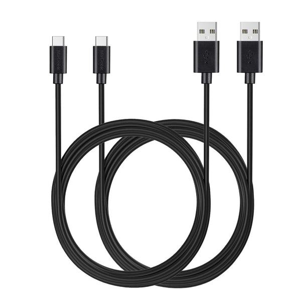 MaGeek USB C Cable, 10 ft, 2-Pack, Super Long Type C Charger, Fast Charging Cord for Samsung Galaxy, Black