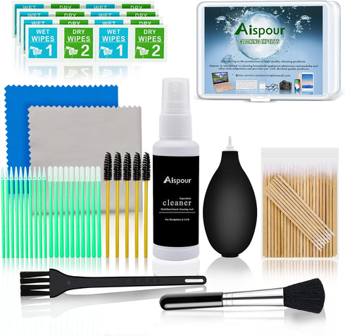 Phone Cleaning Kit, Screen Cleaner for iPhone, Airpod, Electronics Cleaning Kit for Laptop USB C Lightning