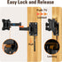 Mounting Dream Lockable RV TV Mount for 10-26 Inch Flat Screen, Quick Release Lock, VESA 100x100mm, 33 lbs