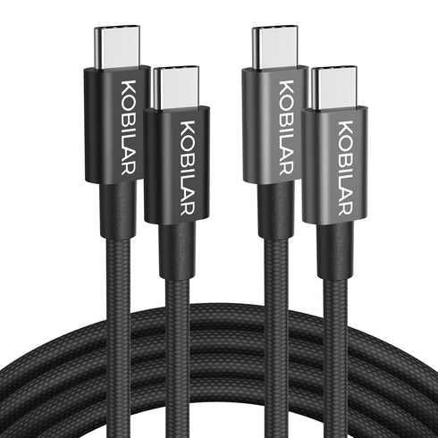 USB C to USB C Cable, 100W 5A Super Fast Charging USB C Charger Cable PD 3.0, Type C to Type C Cable for iPhone 15/15