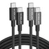 USB C to USB C Cable, 100W 5A Super Fast Charging USB C Charger Cable PD 3.0, Type C to Type C Cable for iPhone 15/15