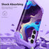 Hocase for Galaxy S23 Case, Shockproof Heavy Duty Protection with Soft Silicone Rubber Bumper + Hard Plastic Hybrid