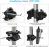 Koroao 9 20-50mm Adjustable Pole Clamp Transducer Mount Compatible with Lowrance Eagle Eye - for Fits Round Pole , Easy