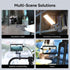 SMALLRIG Ballhead Magic Arm with Clamp and Adapter, Camera Mount Clamp for Gopro, Monitor Mount with 1/4"-20, 3/8"-16