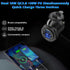 Qidoe 12V USB Outlet Dual 18W Quick Charge 3.0 Port & 30W PD 12V USB C Car Charger Socket with Voltmeter and Power Switch, Waterproof Multiple Car USB Port Adapter for Car Boat Marine Truck Golf RV by Qidoe