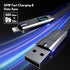 pzoz 4-in-1 USB C Fast Charging Cable - Multi USBC Charger Combo with LED Display for iPhone 16/15/14 Pro Max