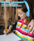 Kids Bluetooth Headphones, On Ear Wireless Headsets with Microphone, Foldable Stereo for iPad Tablet (Blue)
