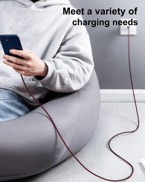 3FT Lightning Cable 3-Pack - MFi Certified Fast USB Nylon Braided Charger for iPhone