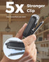 SUPERONE 2026 IPX7 30H Upgrade Wearable Bluetooth Speaker with Voice Assistant & Mic, Waterproof Clip-on Portable