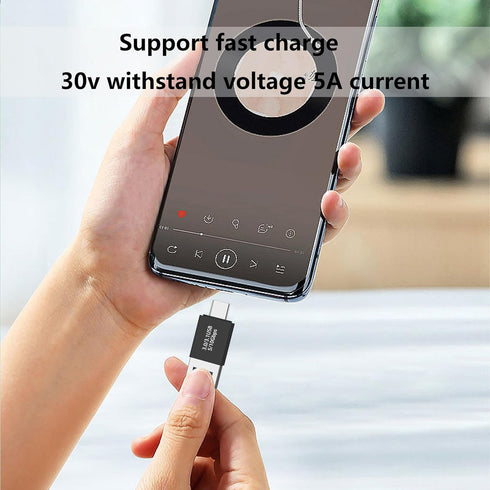 VAKS USB C to USB 3.0 Adapter (4 Pack) Type C Male to USB 3.0 Male Converter for Mobile Phones and Computers