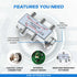 Cables Direct Online 4 Way Bi-Directional Indoor Outdoor Waterproof Coaxial Antenna Splitter for RG6 RG59 Coax Cable