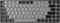 YMDK 128 PBT Double Shot ANSI ISO OEM Profile Pudding Keycaps for MX Mechanical Keyboard 61 68 87 104 (128 Black Gray)